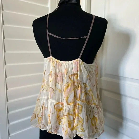 HD in Paris x Anthropologie | Joselyn Floral Cami Top - Size M - Picture 4 of 8